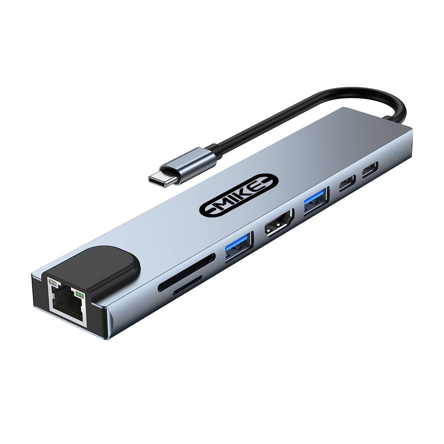 8 in 1 UsB C Hub Type C to 4K HDTV Adapter 3
