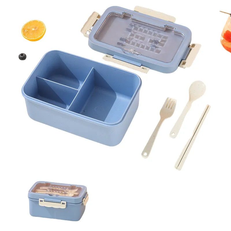 Wheat Straw Lunch Box Set 8