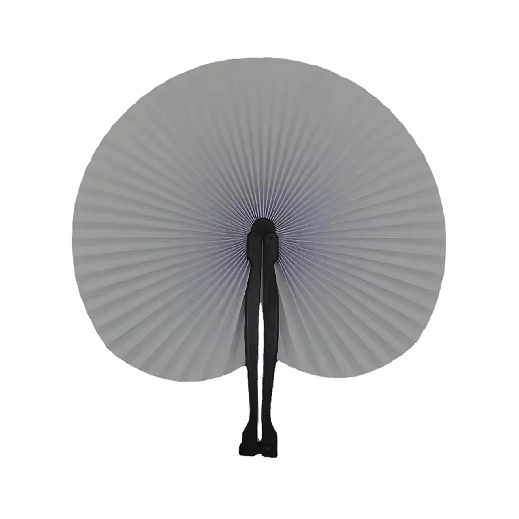 Paper Hand Fans Round Colorful 7