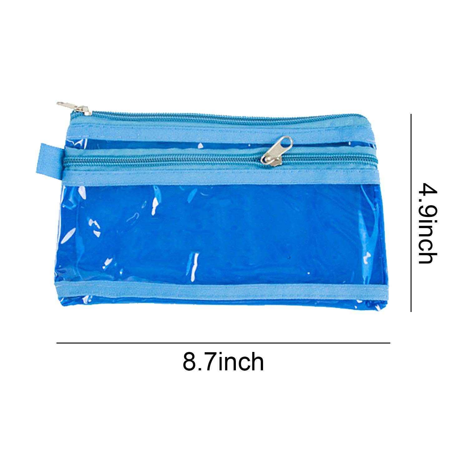 Clear Frosted PVC Pencil Case 4