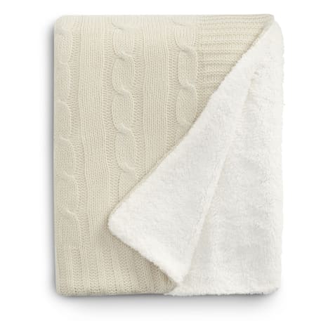 Field & Co.® Cable Knit Sherpa Blanket 113