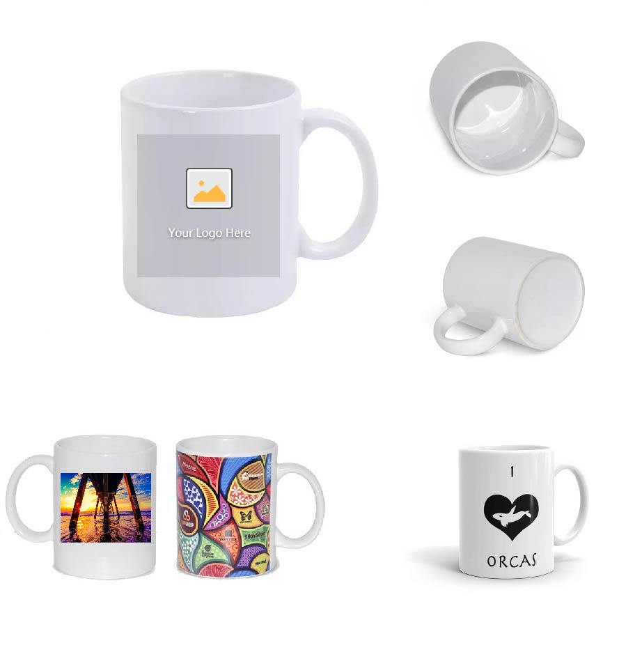 11oz Full Color White Coffee Mug 2