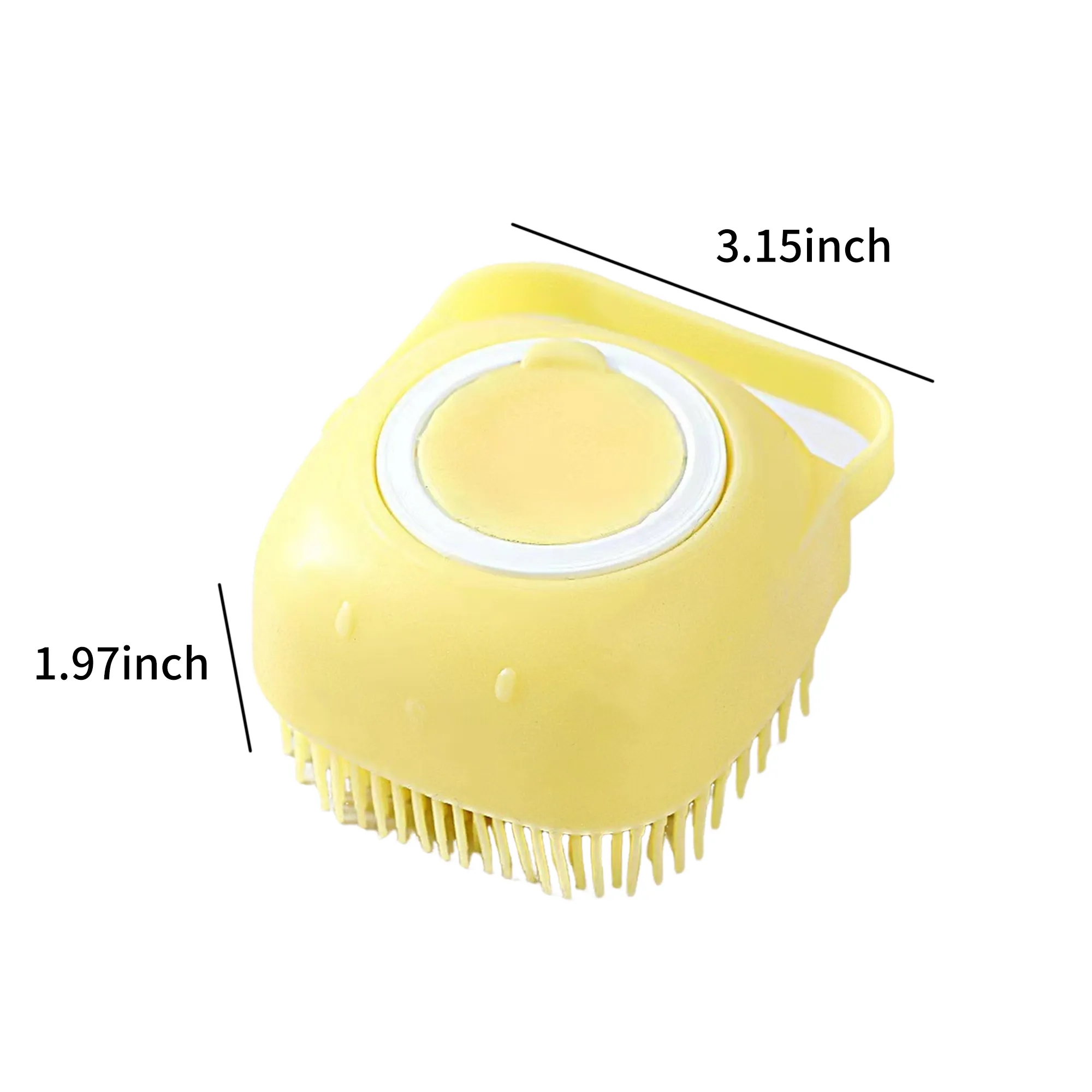 Pet Bath Brush Silicone Grooming 3
