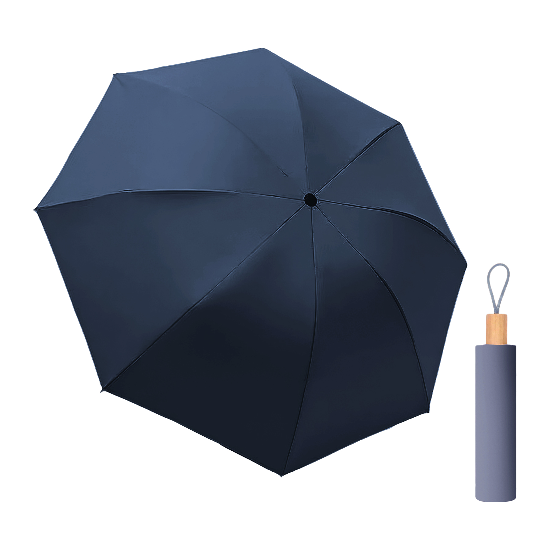 Non-Automatic Full Color Printed Travel Umbrella 5