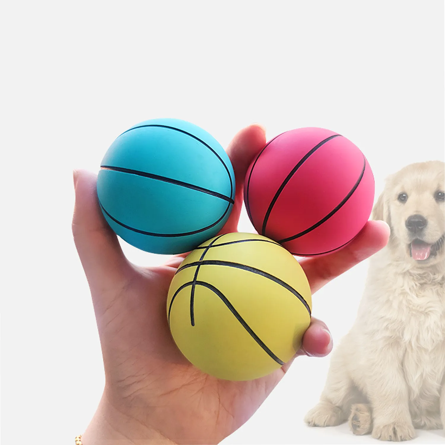 2.4" Mini Rubber Hollow Elastic Ball 3
