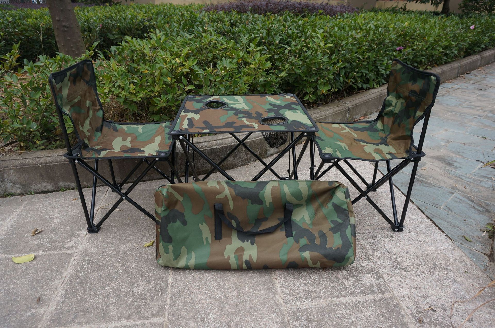 Folding Beach Chair With Table 5