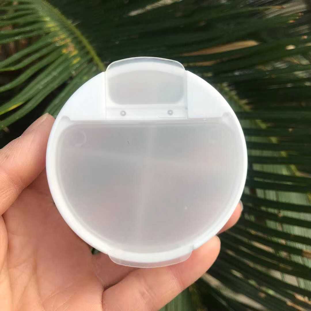 4 Compartments Round Pill Box 6