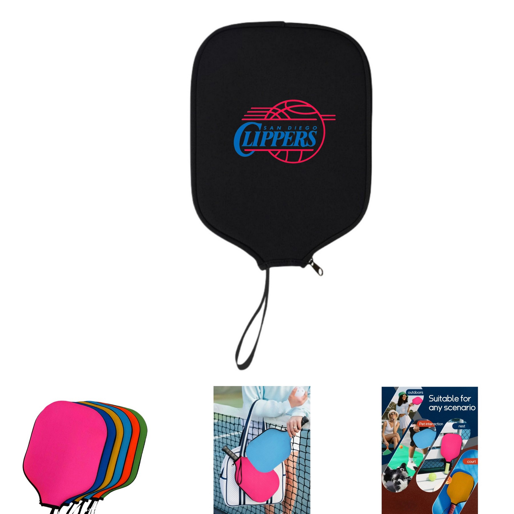 Neoprene Pickleball Paddle Cover Bag 5
