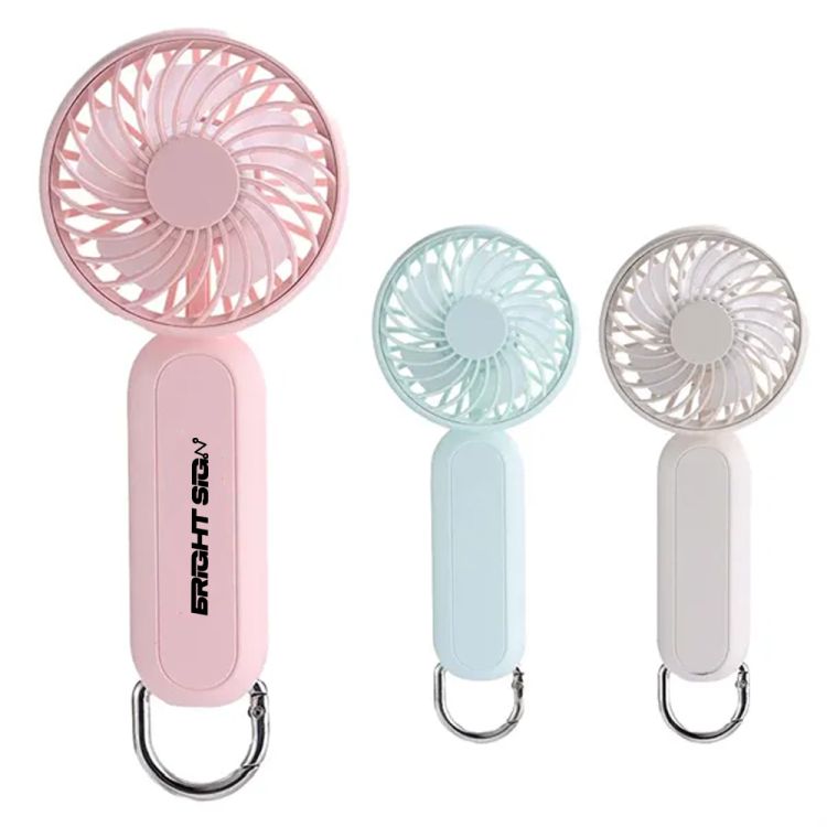 Mini Handheld Fan with 3-Speed Settings (USB Rechargeable) 2