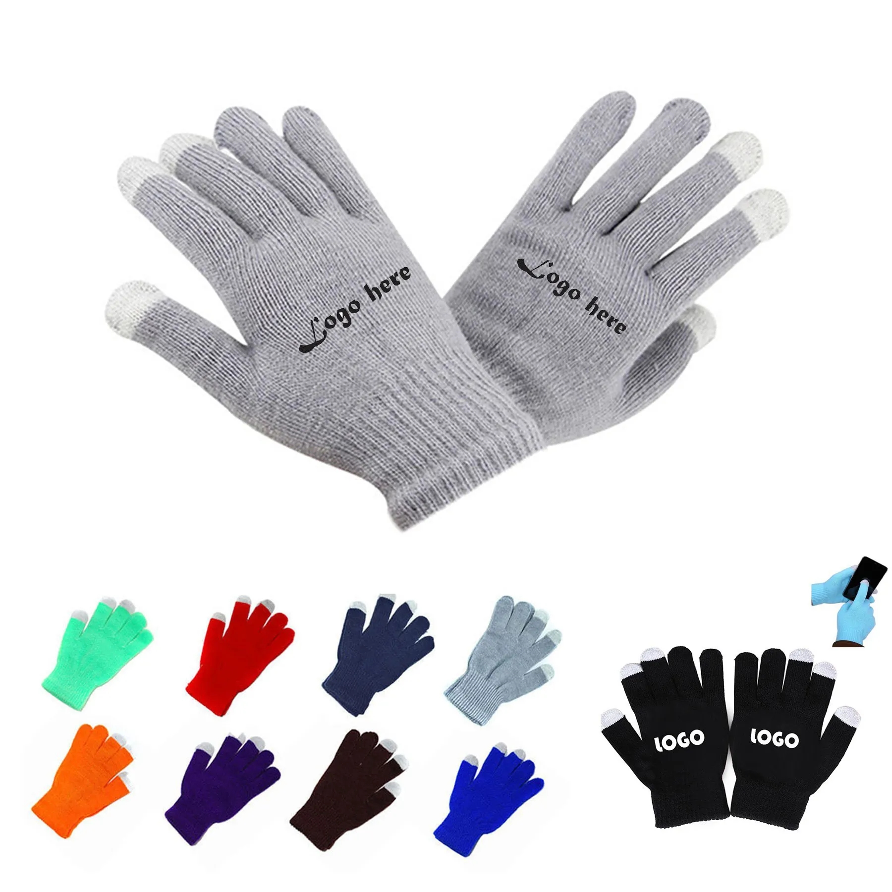 3 Fingers Touch  Screen Magic Gloves