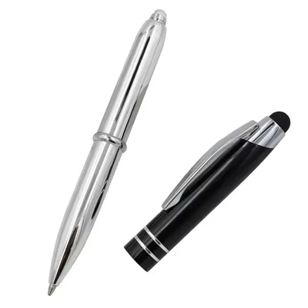 Mercury Stylus Metal Pen with Flashlight 1