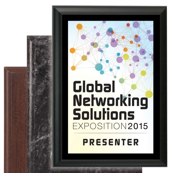 Economy Plaque (5" x 7") With Full Color Mount 2
