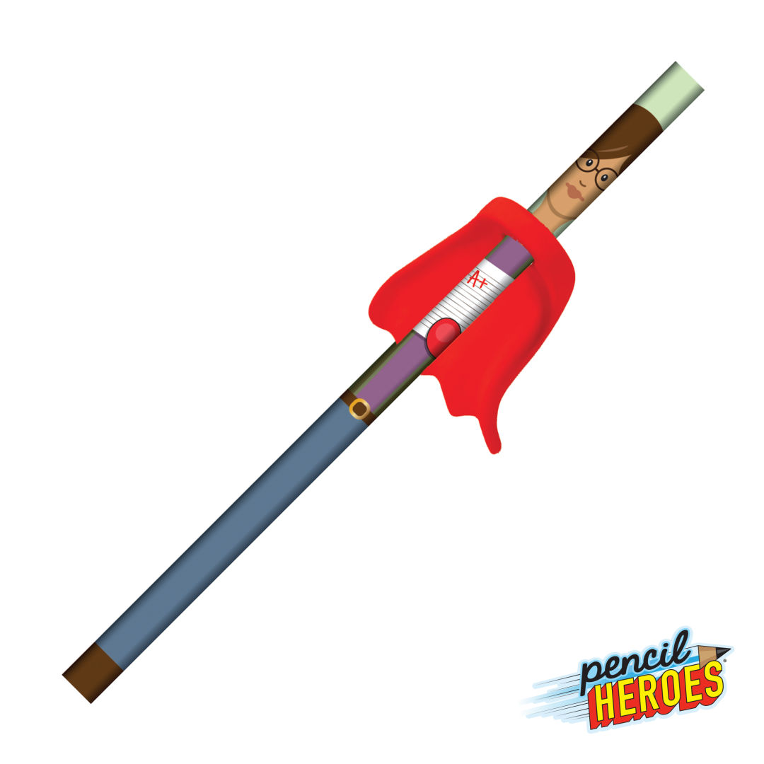Pencil Heroes® Hometown Series Female w/Cape 4