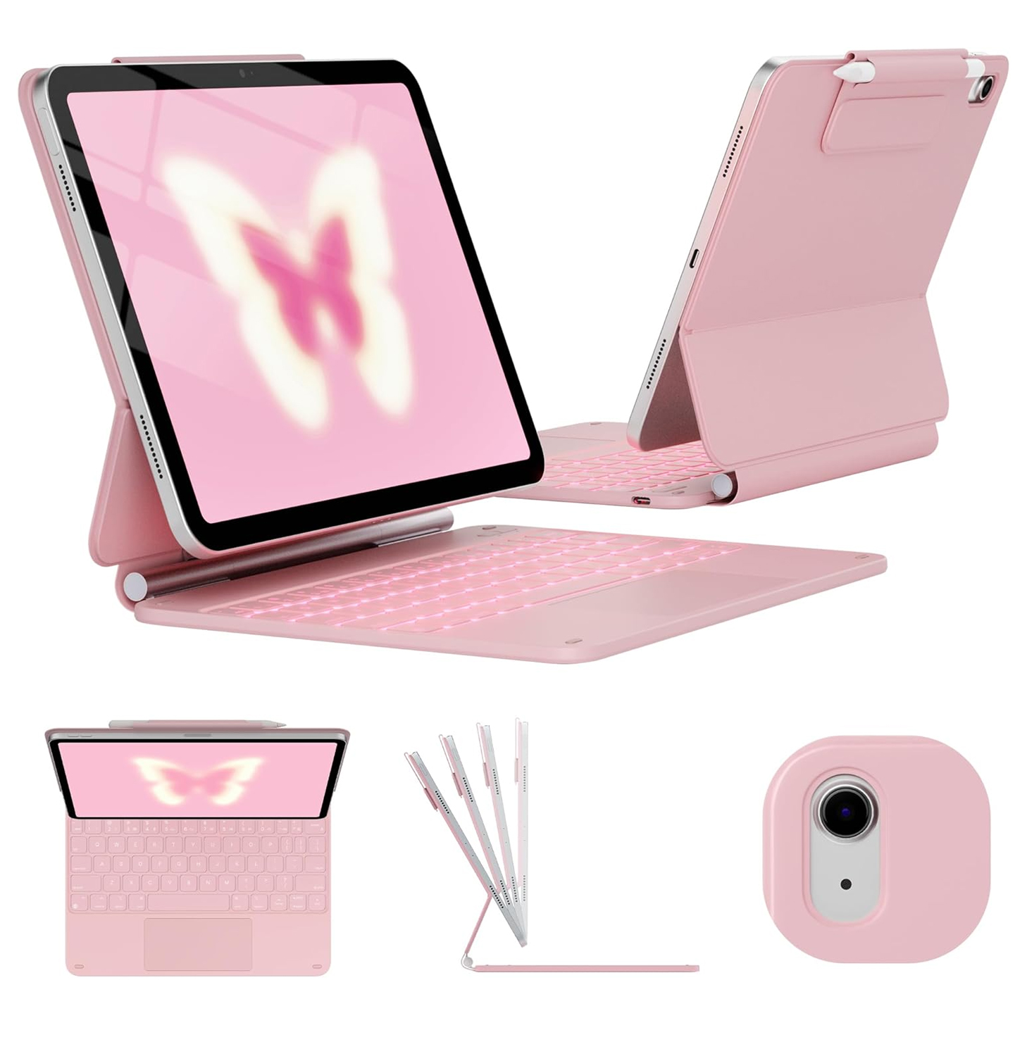 Promotek iBank® Magic Magnetic Bluetooth Keyboard Case for iPad Air 13 inch (M2, 2024). Free Shippin 2