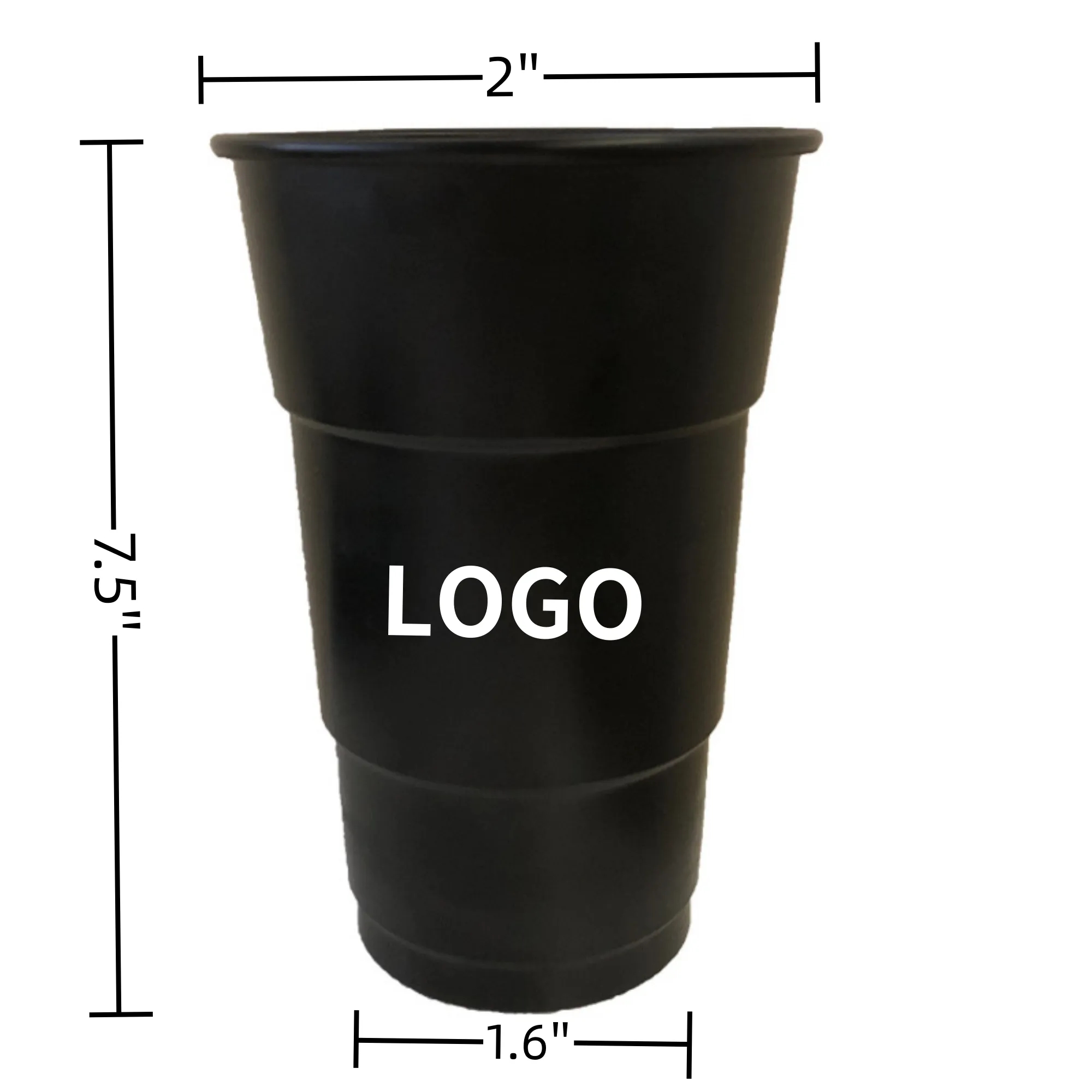 16 oz Aluminum Pint Cup Tumbler 2