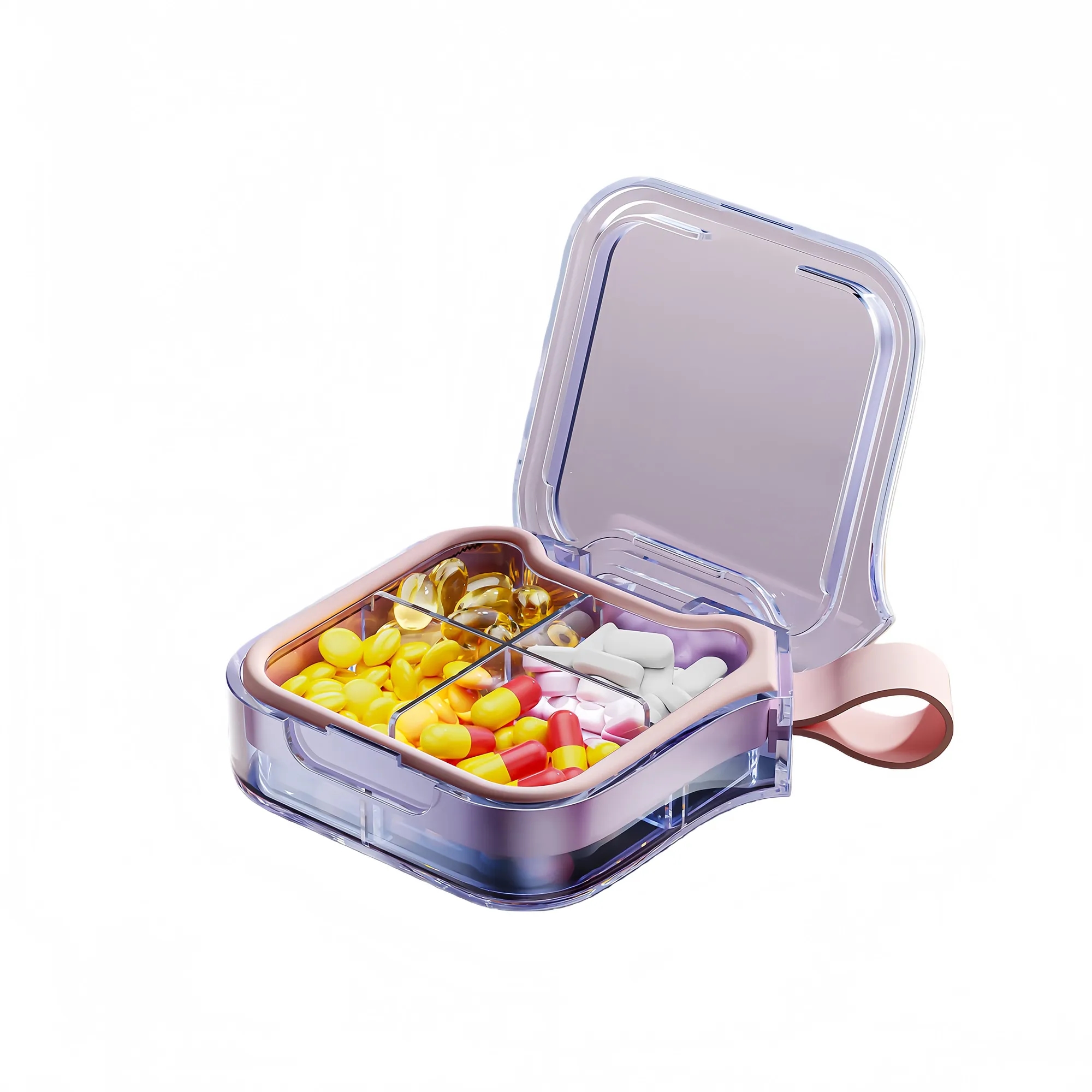 Portable Moisture Proof Mini Pill Organizer 4