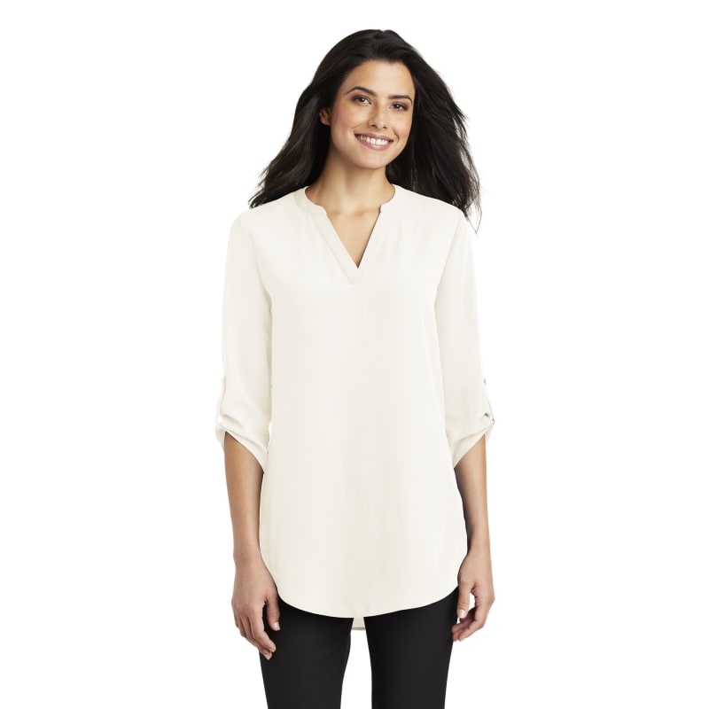 Port Authority Ladies 3/4-Sleeve Tunic Blouse. 15