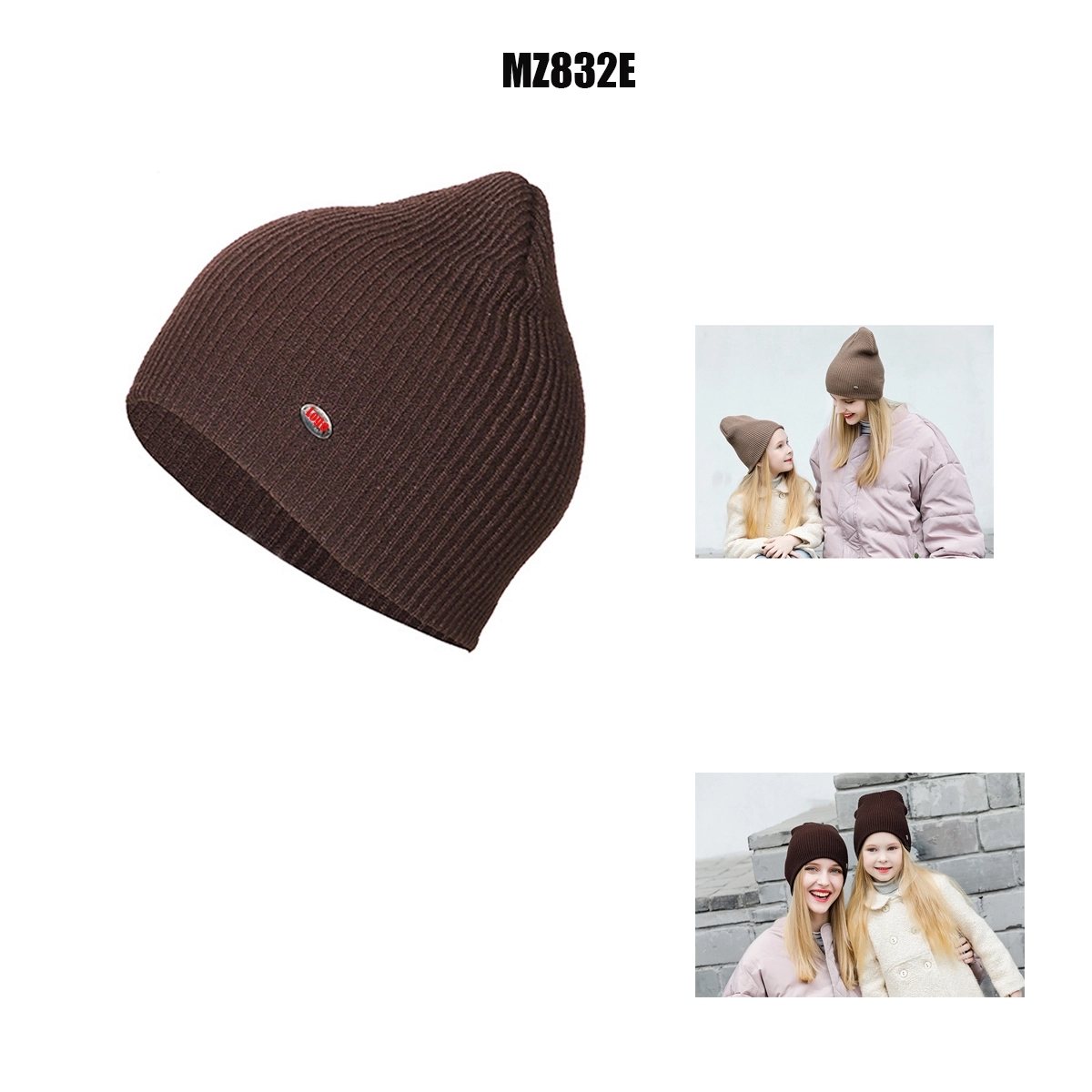 Women And Girls Winter Knitted Beanie Hat 2