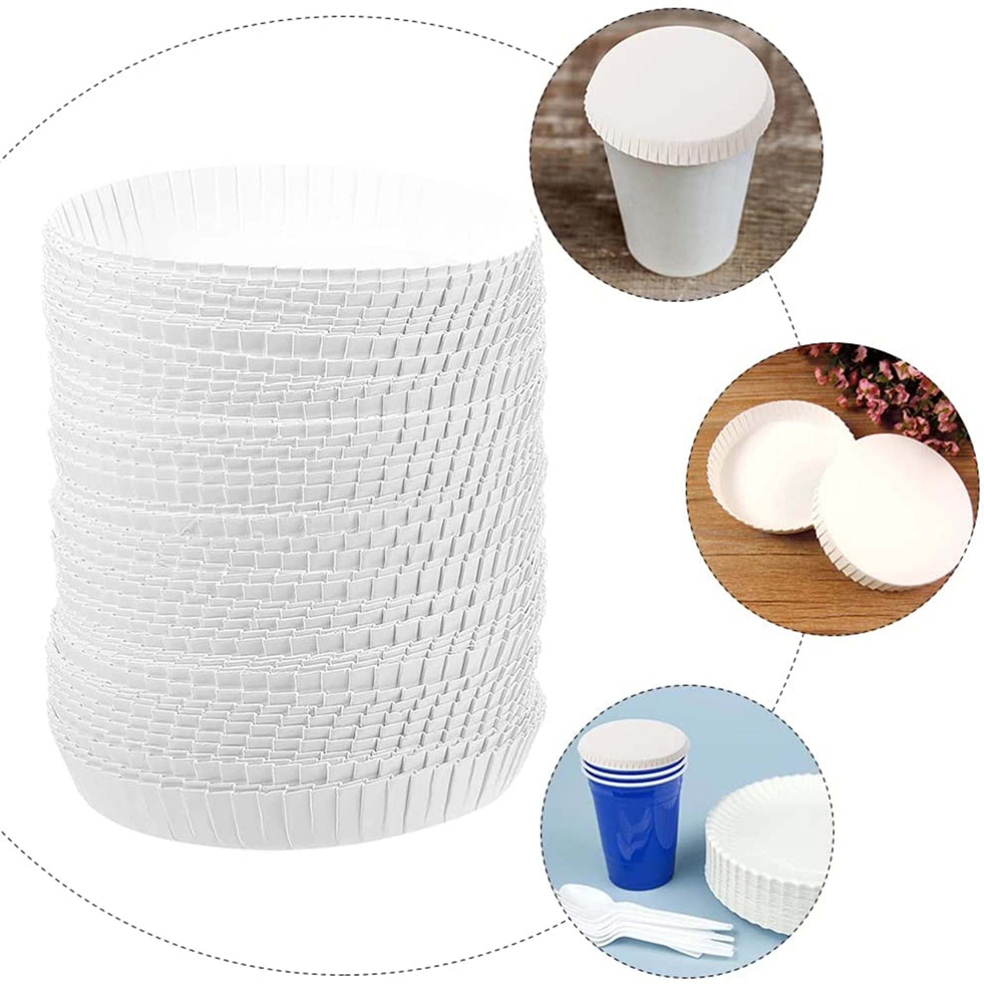 90mm Disposable Paper Cup Cover 2