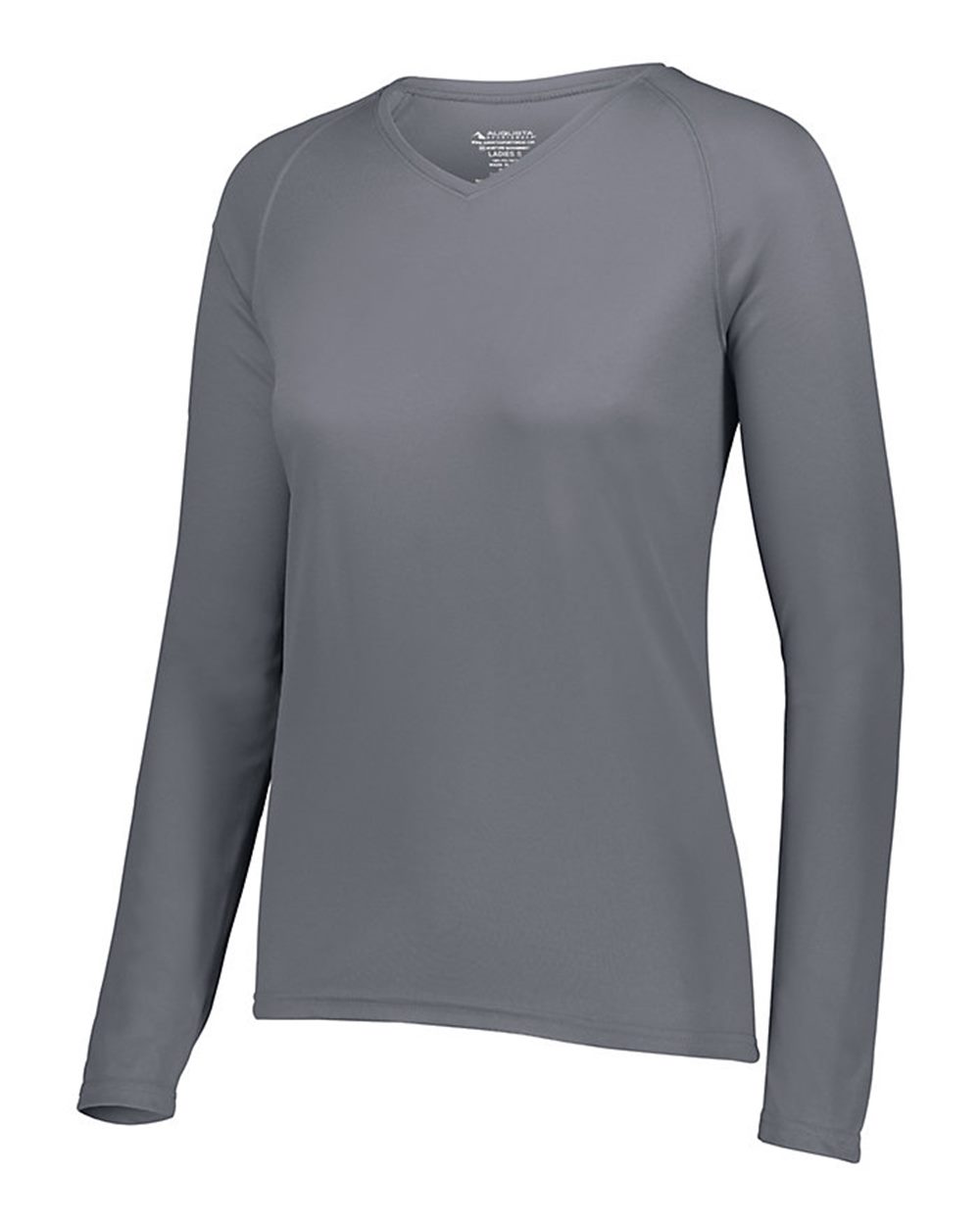 Women's Attain Wicking Long Sleeve V-Neck T-Shirt - 2797 23