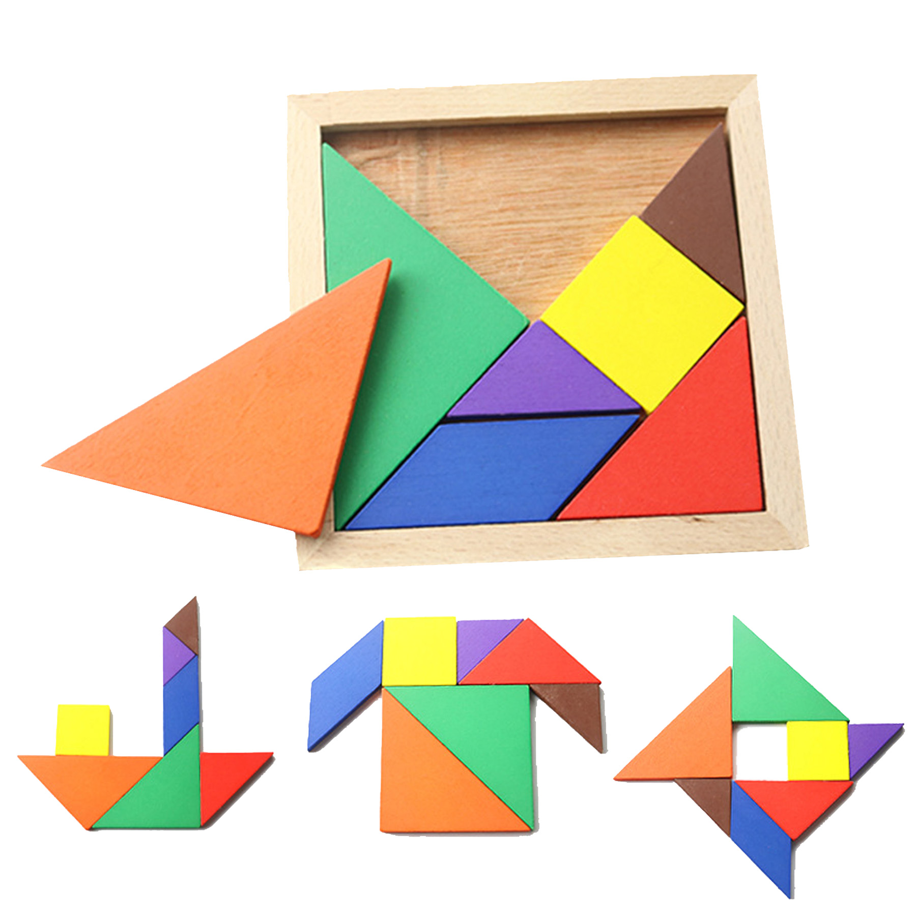 Wooden Tangram/Puzzle 1