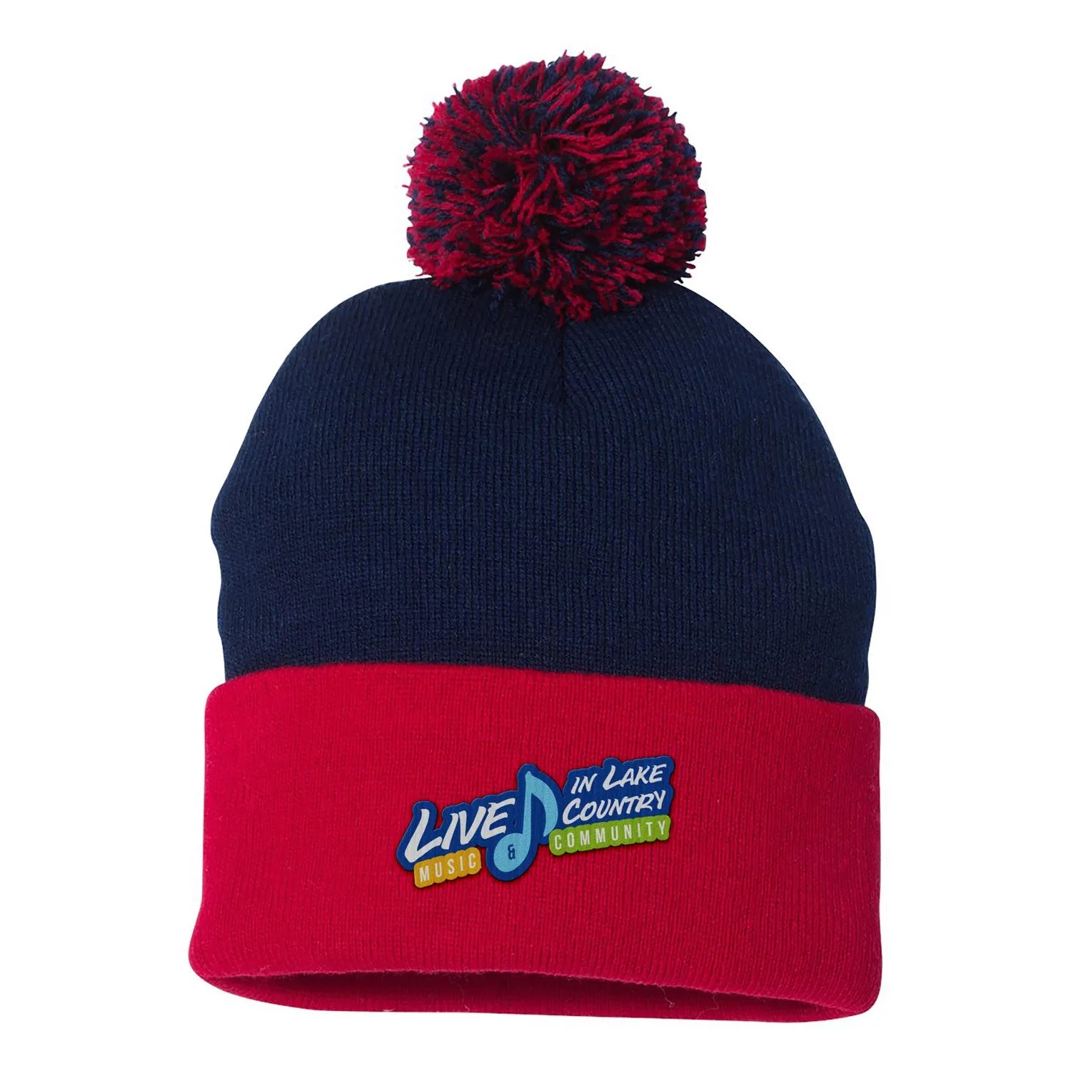Sportsman Pom-Pom 12" Knit Beanie 24