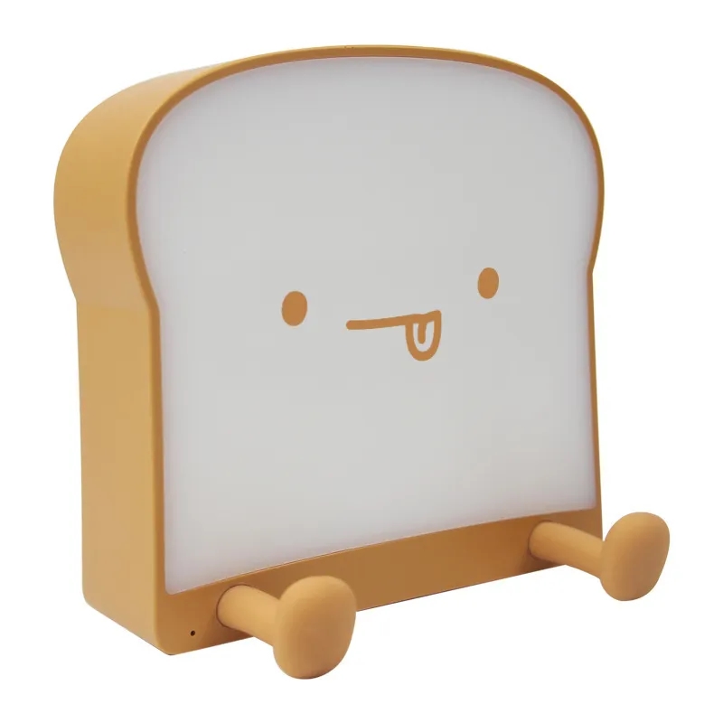 Cute Night Light Toast Bread Led Lamp 3