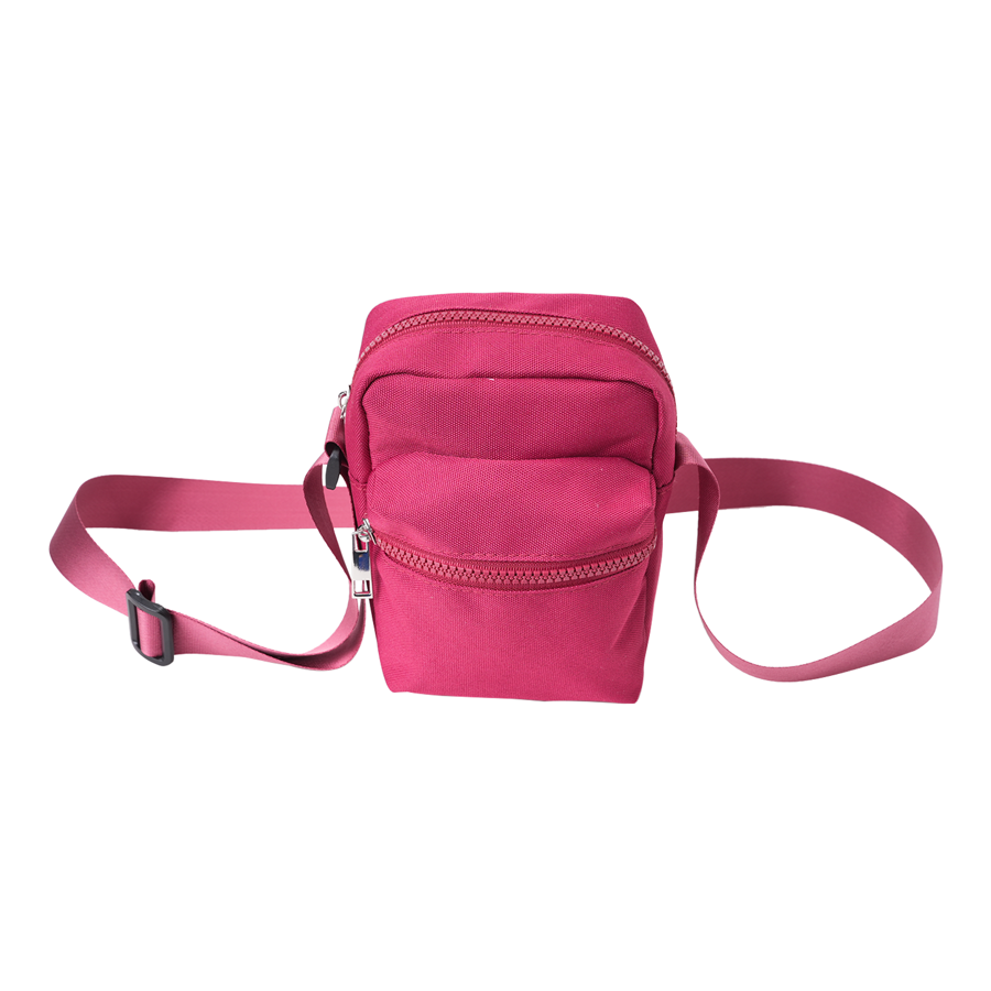 600D RPET Mini Crossbody - 6.5" x 4.75" x 2.5" 2