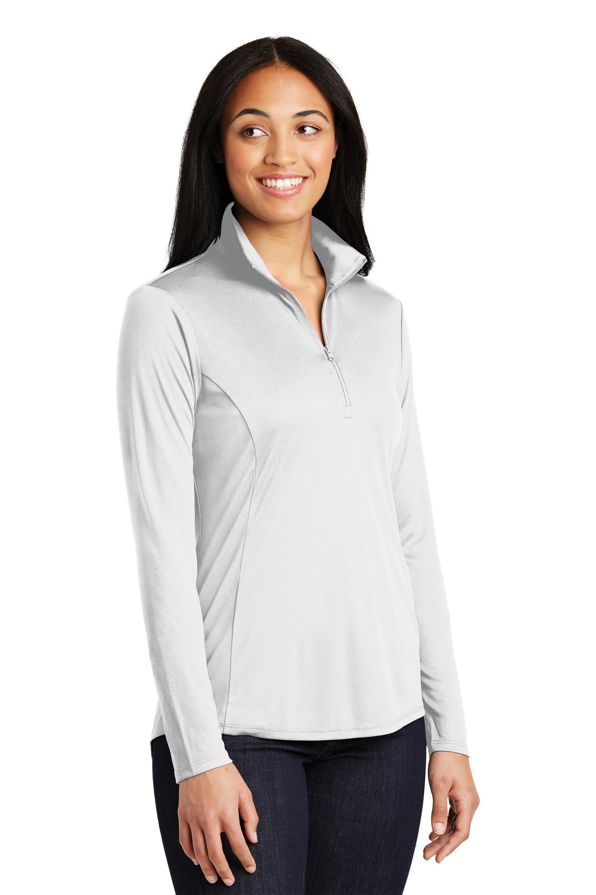 Sport-Tek Women's PosiCharge Competitor 1/4-Zip Pullover. LST357, custom hoodie or sweatshirt with logo imprint 20