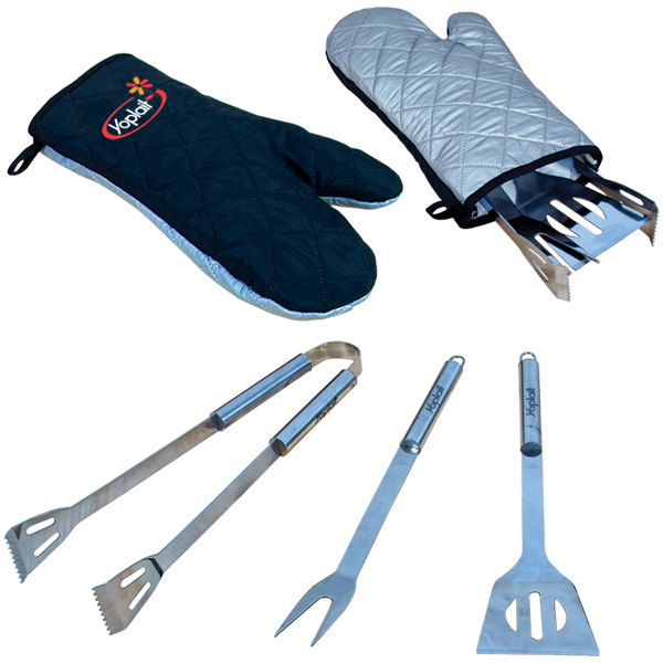 Bbq Tool Set In Mitt 2