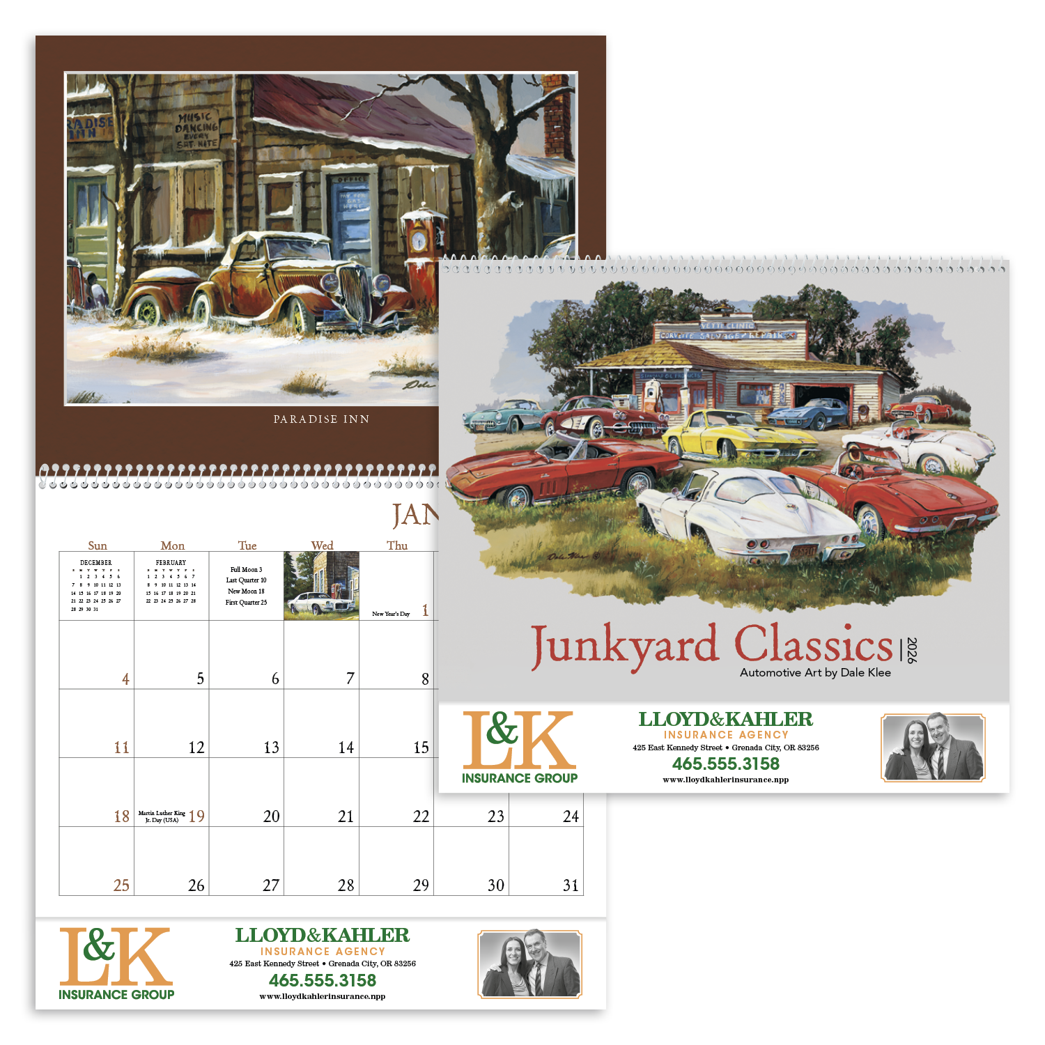 Triumph® Calendars Junkyard Classics by Dale Klee Calendar 1