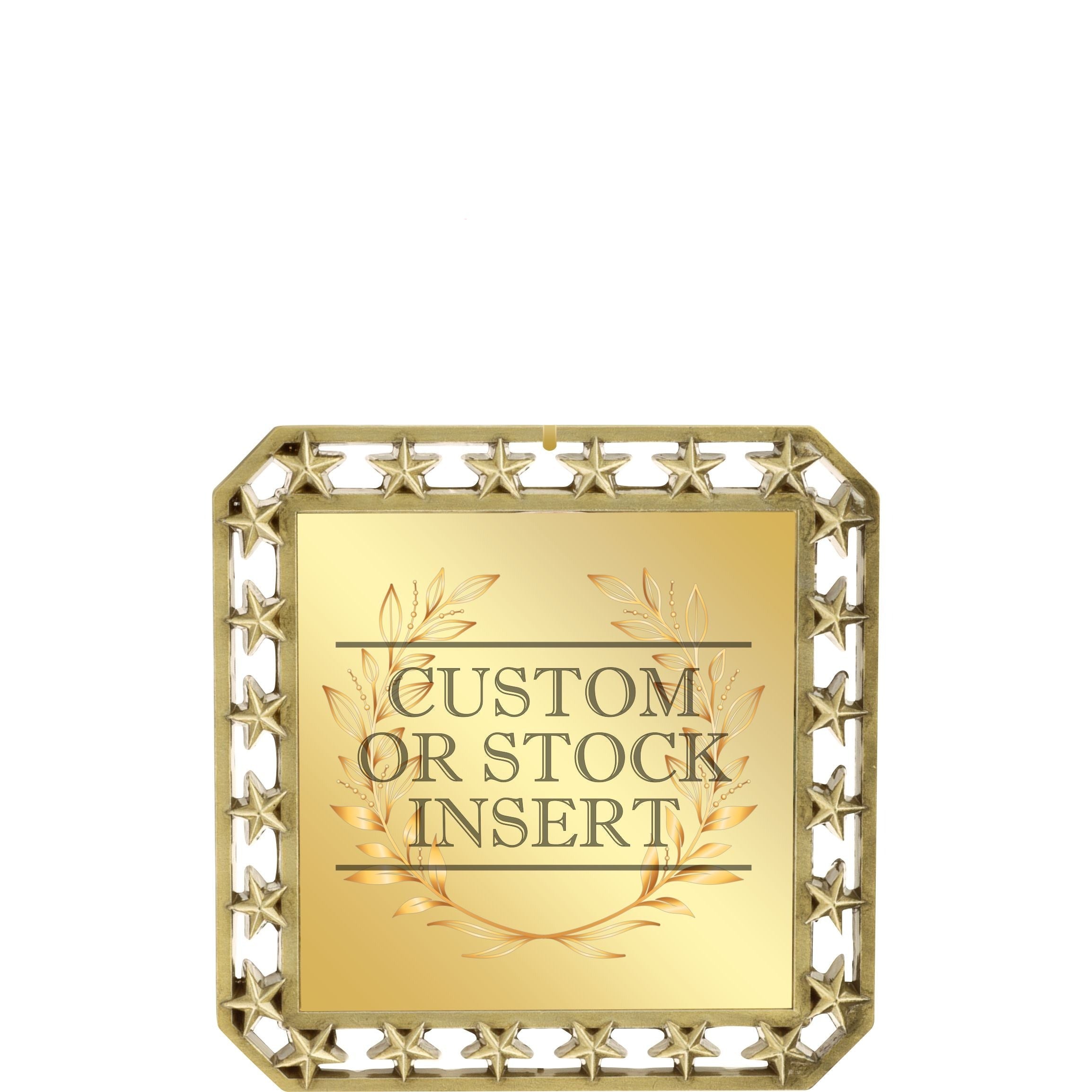 Exclusive Square Medal With Insert 6