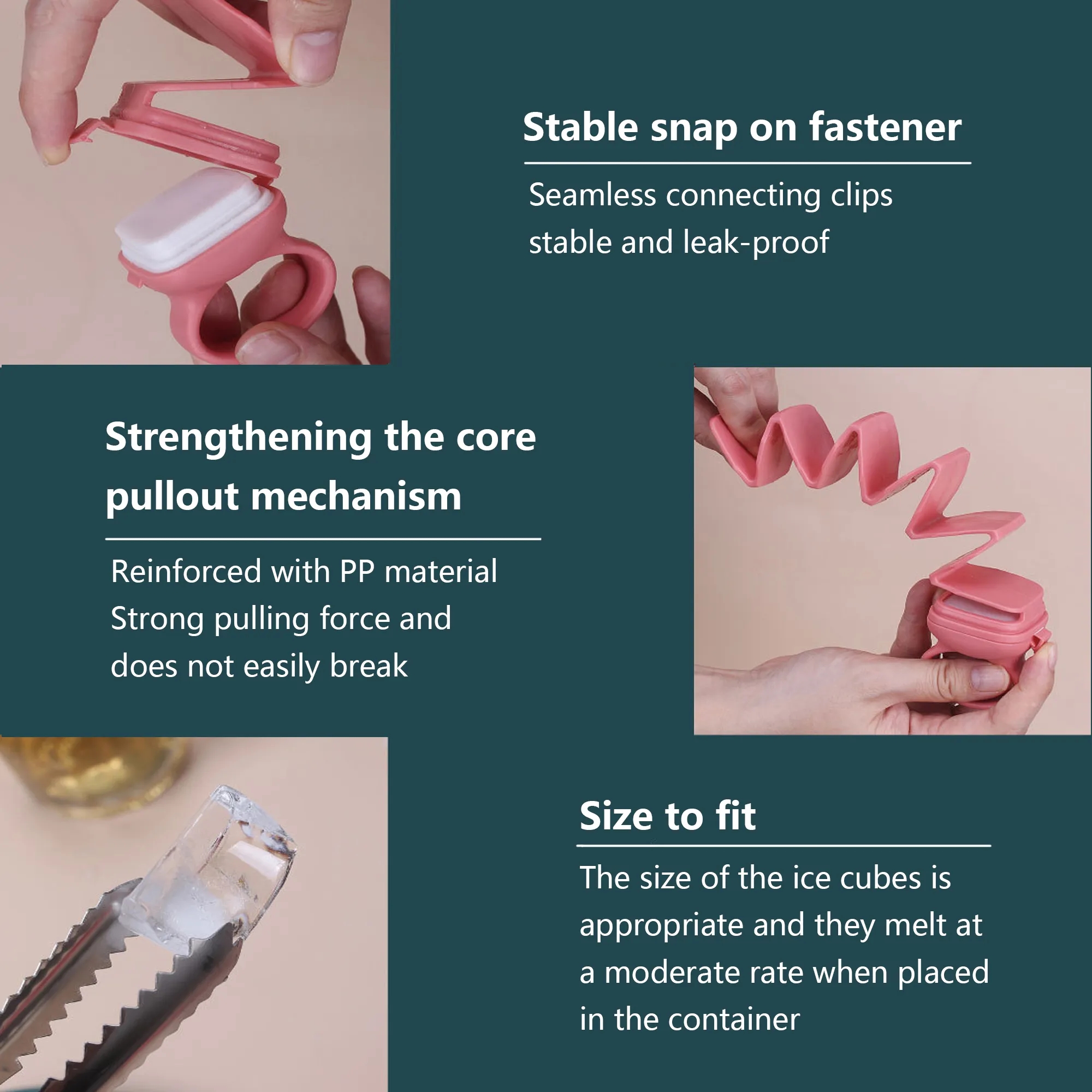 Pull-to-Serve Ice Cube Tray 8