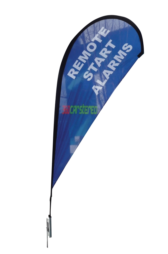 14 ft Replacement Tear Drop Double Sided Flag (Fabric Only) 1