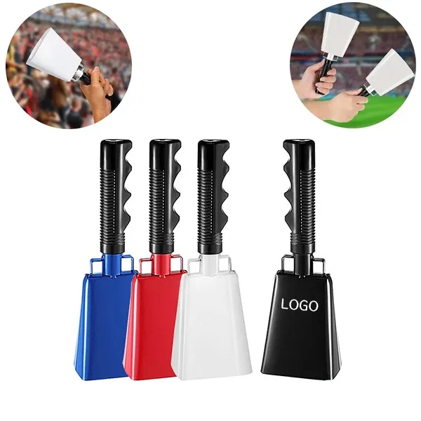 Sports Events Cowbell with Long Handle for Loud Sound 3