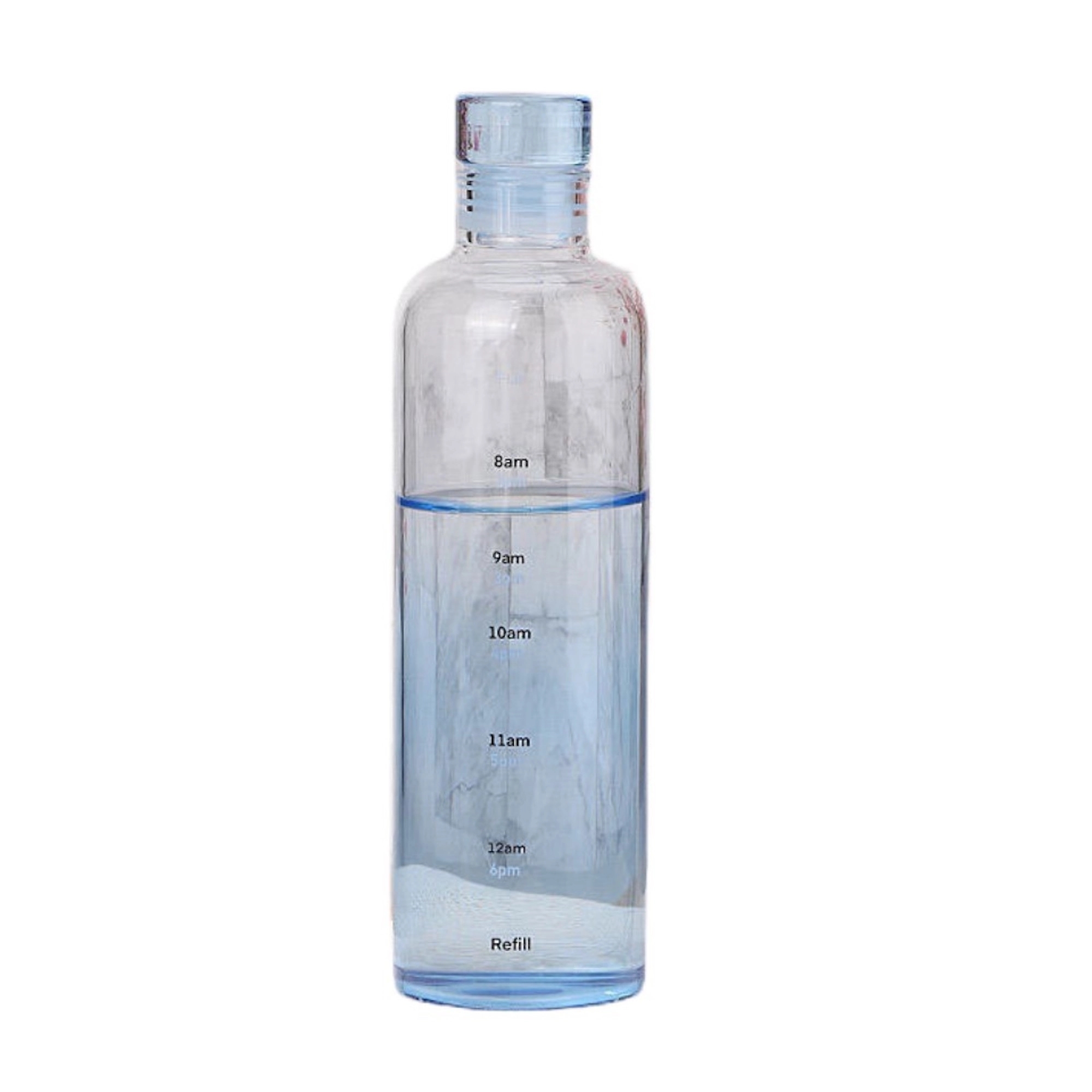 Portable Glass Water Bottle  With Time Marker 9