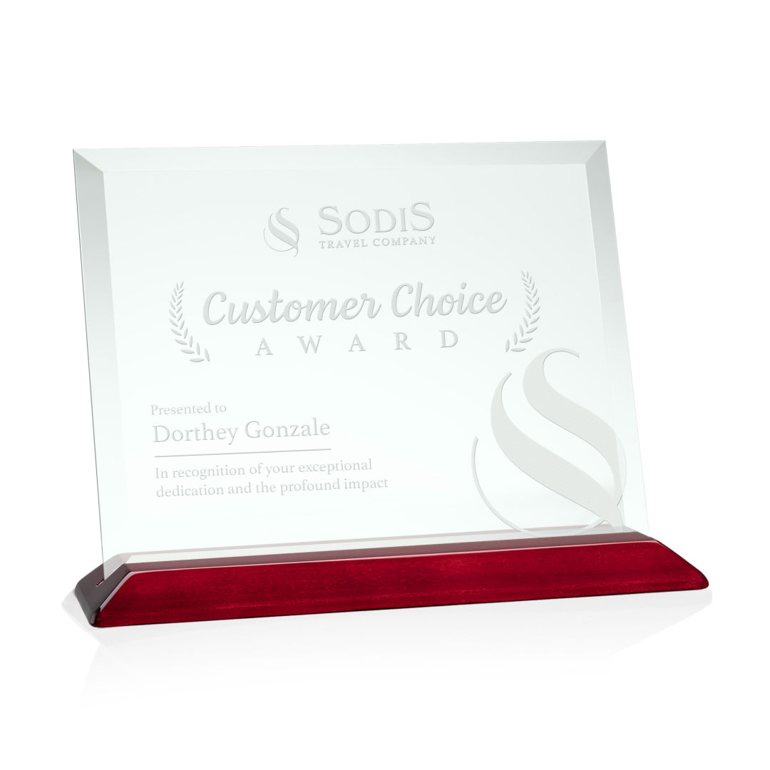 Embassy Award - Jade/Rosewood (Horiz) 11