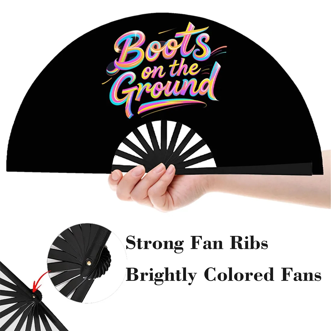 Bulk Custom Foldable Dance Fans Line Dancing with Photo 2025 4