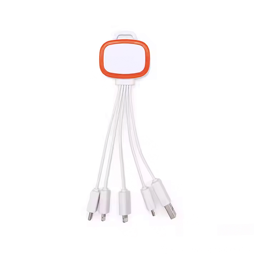 Light Up 5-In-1 Mobile USB Charging Cables - W/ Type C 7