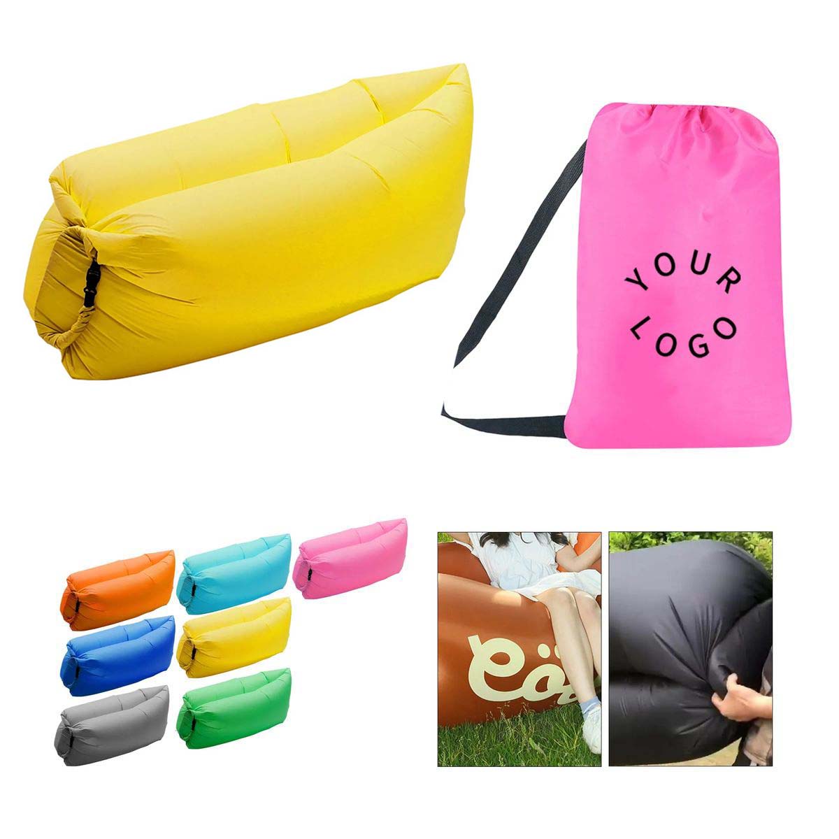 Durable Inflatable Sofa with Easy Cleaning Surface 2