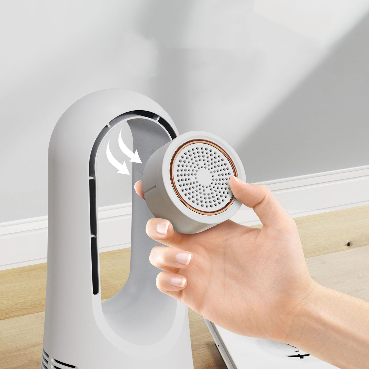 Portable Rechargeable Quiet Small fan 2
