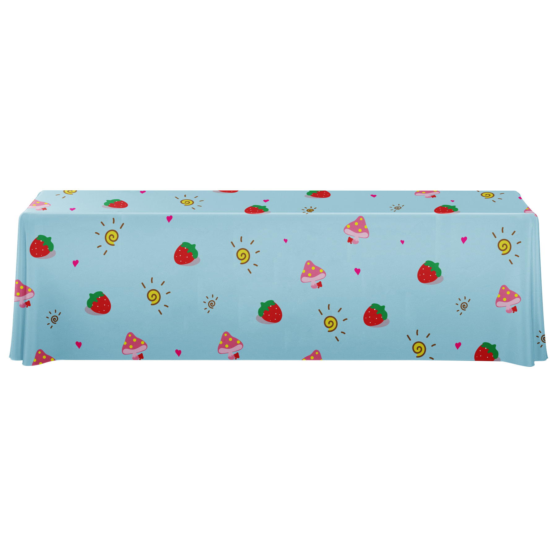 Custom 6ft Full Color Stretch Tablecloth 2