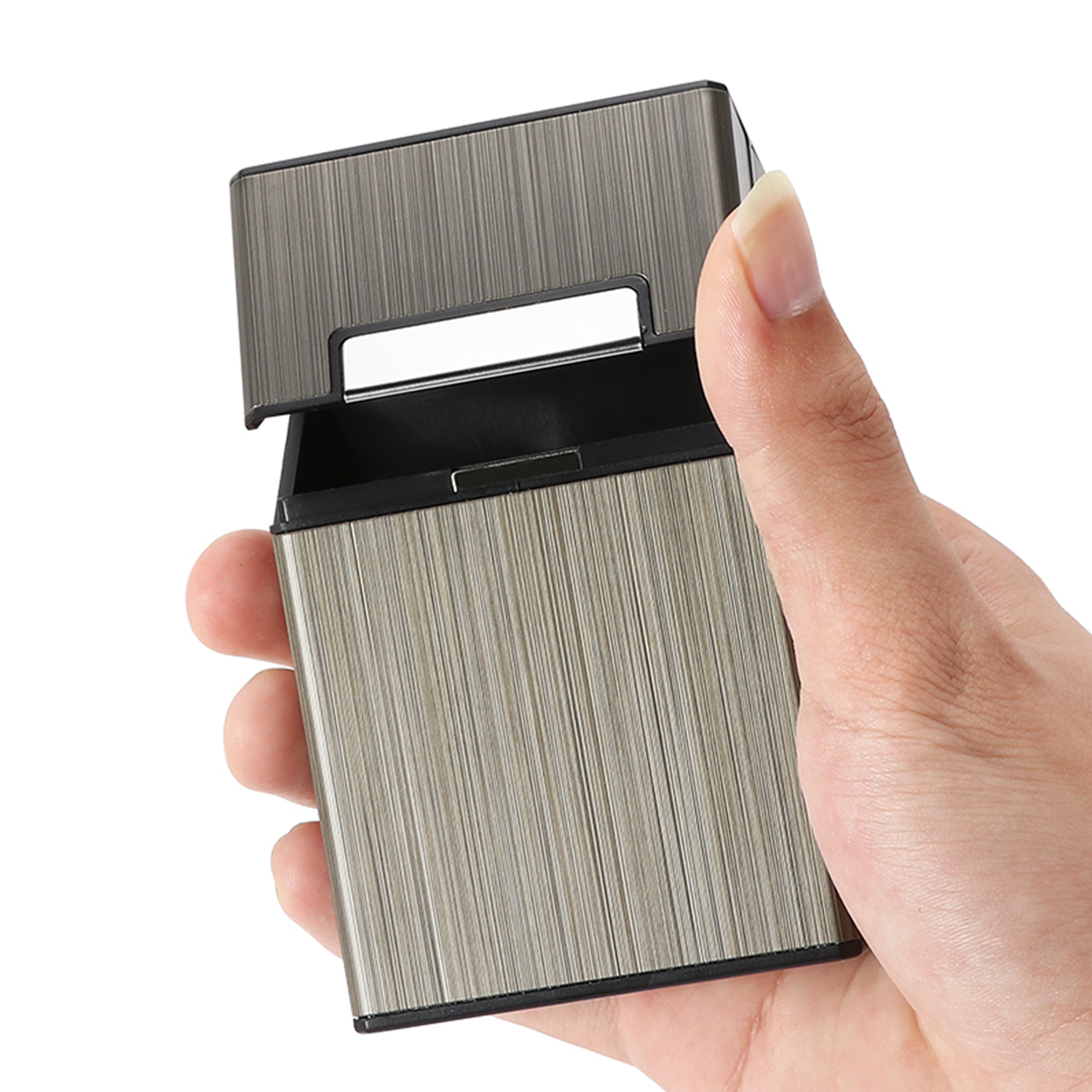 Portable Moisture-Proof 20-Cigarette Metal Case 2