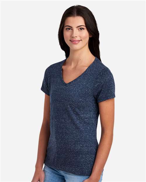 Women's Snow Heather Jersey V-Neck T-Shirt - 88WVR 19