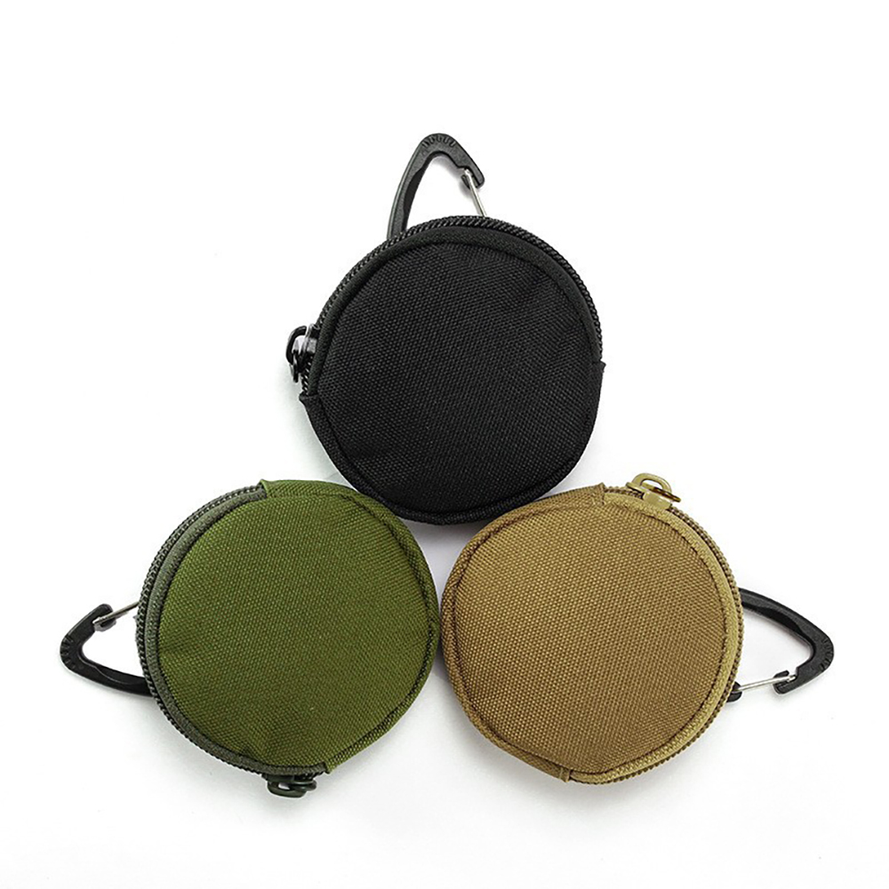 Nylon Tactical Bag Earphone Bag Keychain 5