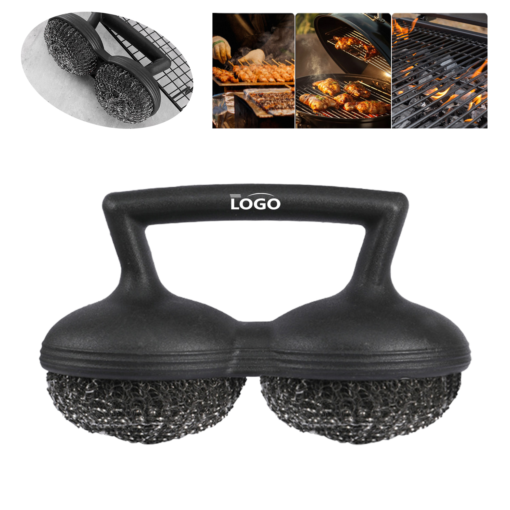 BBQ Stainless Steel Cleaning Wire Brush 4