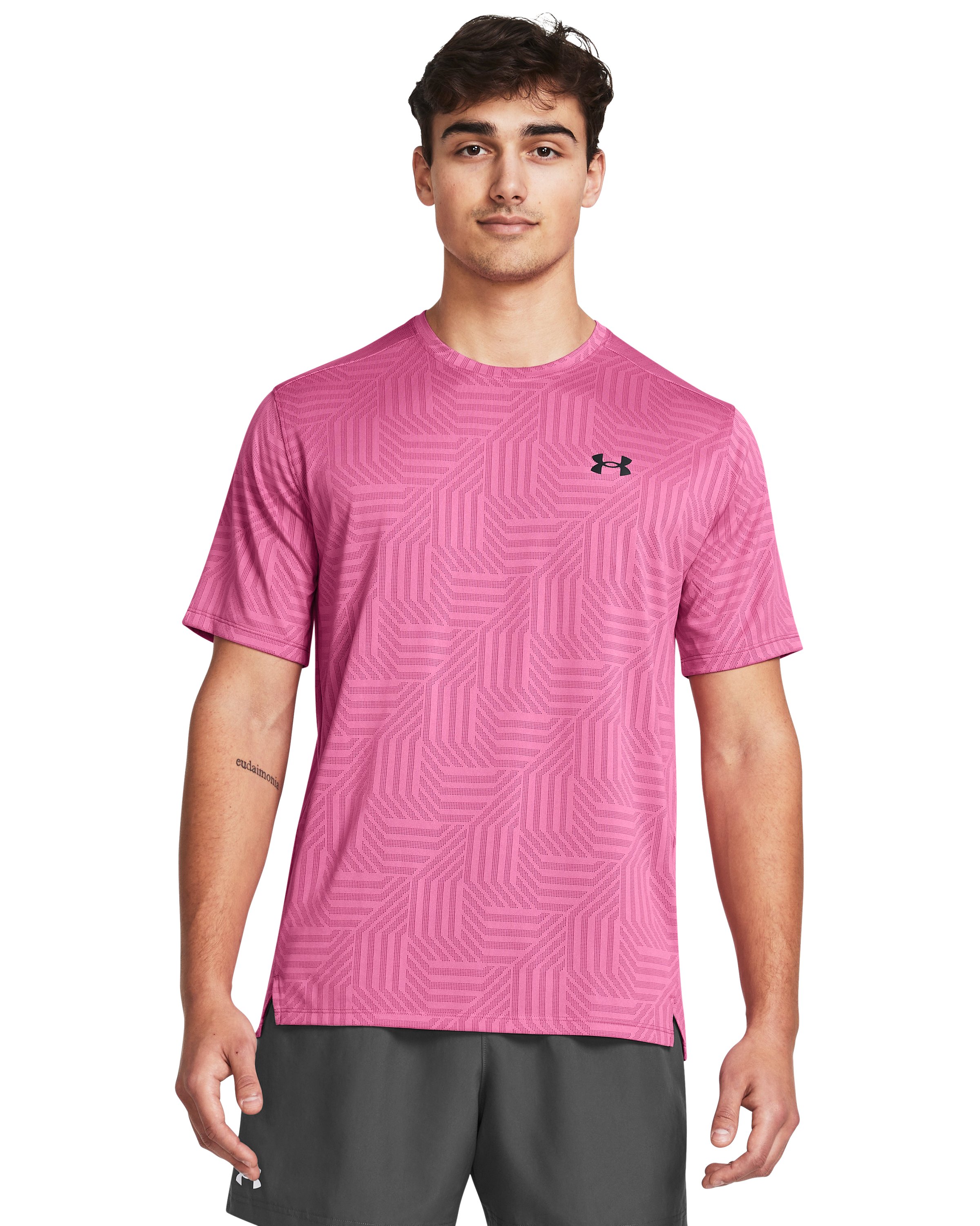 UA Tech Vent Geotessa Men's Short Sleeve 2