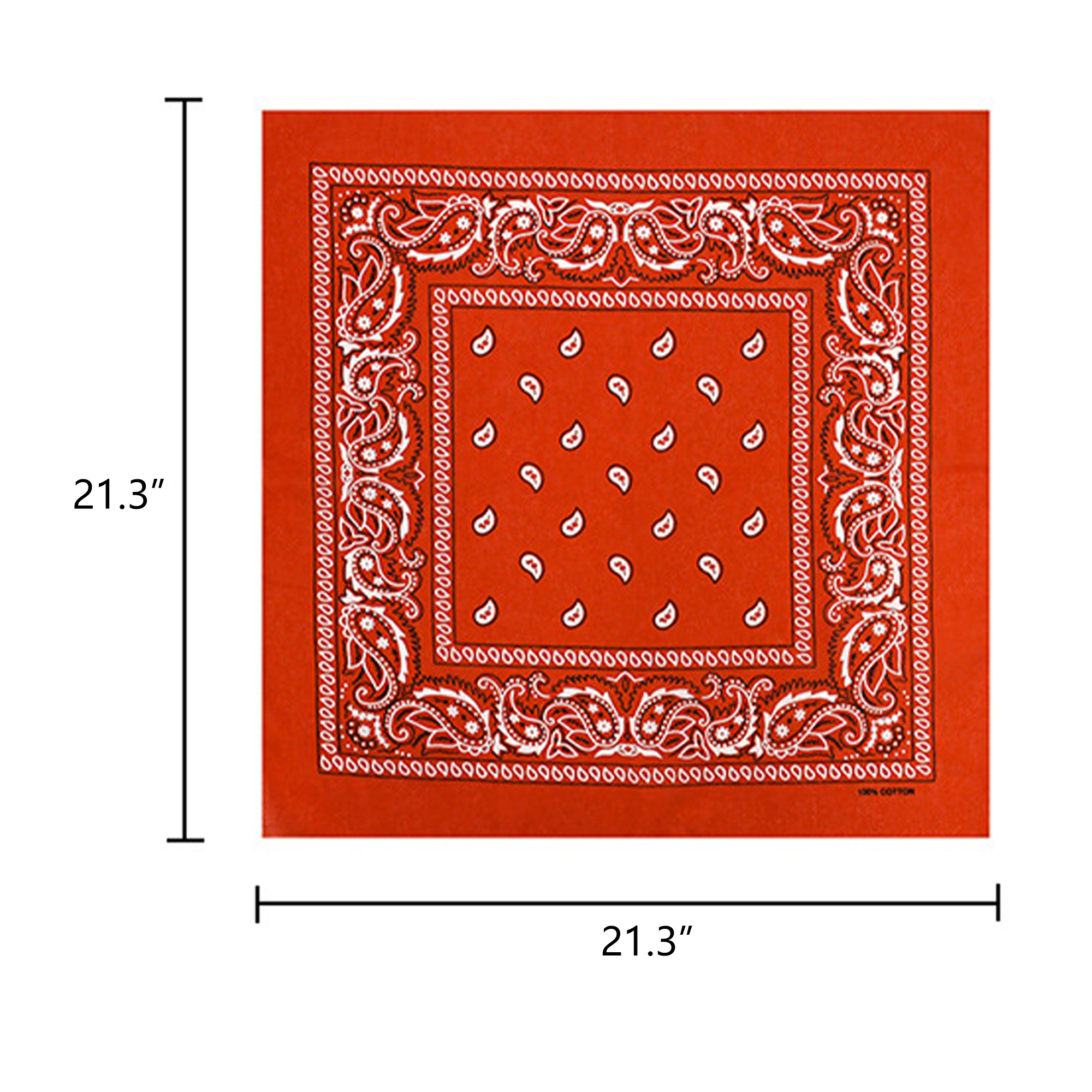 Custom Cotton Bandana Head Scarf 3