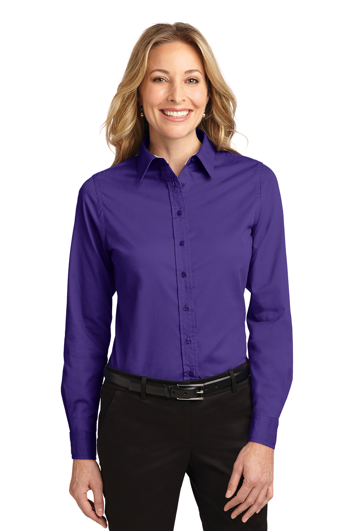 Ladies' Long Sleeve Oxford Button-Down Easy Care Shirts 20