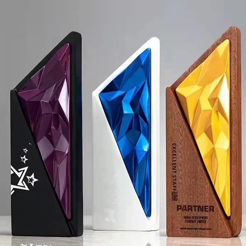 Exclusive Crystal Wooden Award 6